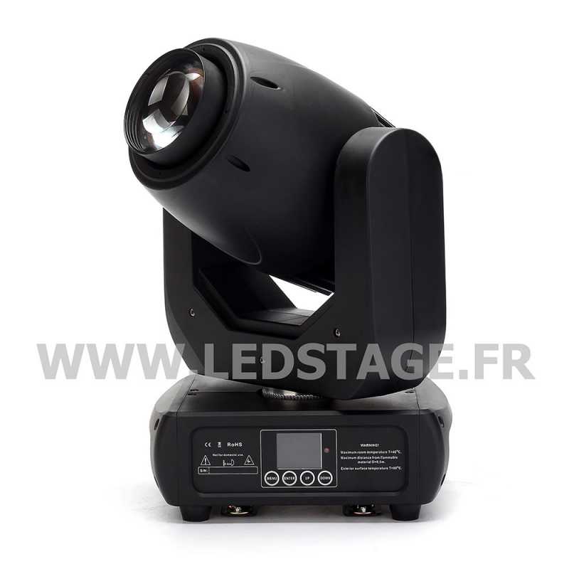 Projecteur LED Mobile Lyre 150W RGBW - 2 Pièces Avec Télécommande - Effets Faisceau, Wash, Stroboscope, Ciel étoilé - Pour DJ, Disco, Mariage, Bar